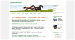 Desktop Screenshot of futtermanufaktur.de