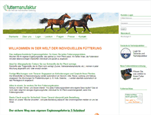 Tablet Screenshot of futtermanufaktur.de